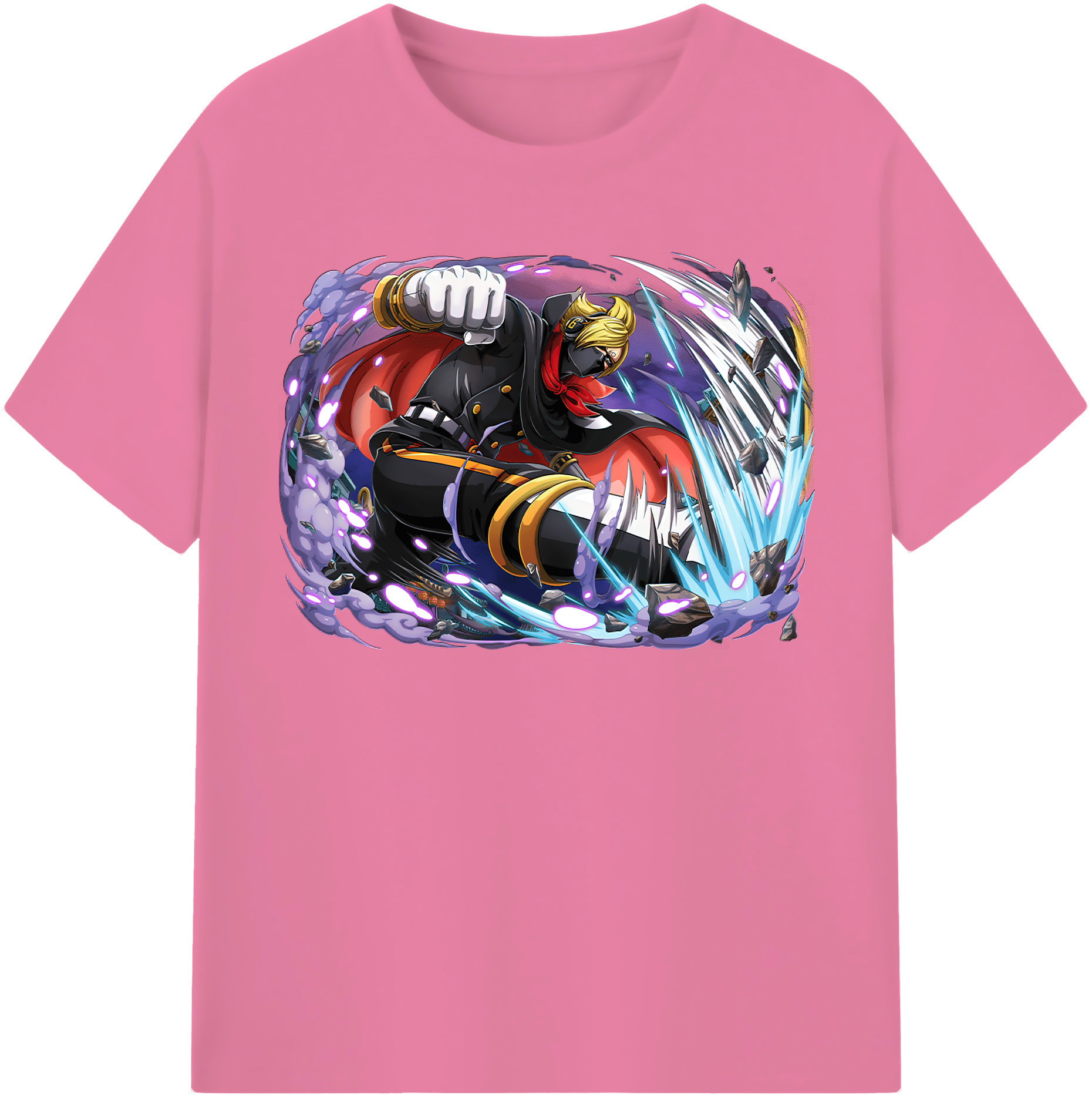 ワンピース ロロノア・ゾロ ONE PIECE Roronoa Zoro 綿100％半袖Tシャツ（フロントプリント）